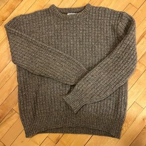 oversized wool sweater
